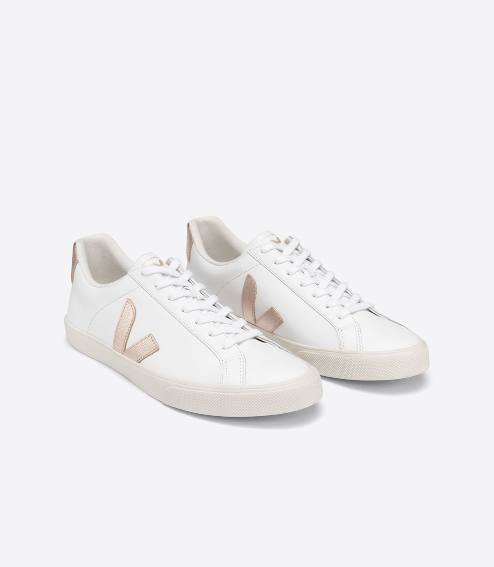 Veja Sneakers Womens - Esplar Leather - White - 7893UGWTH